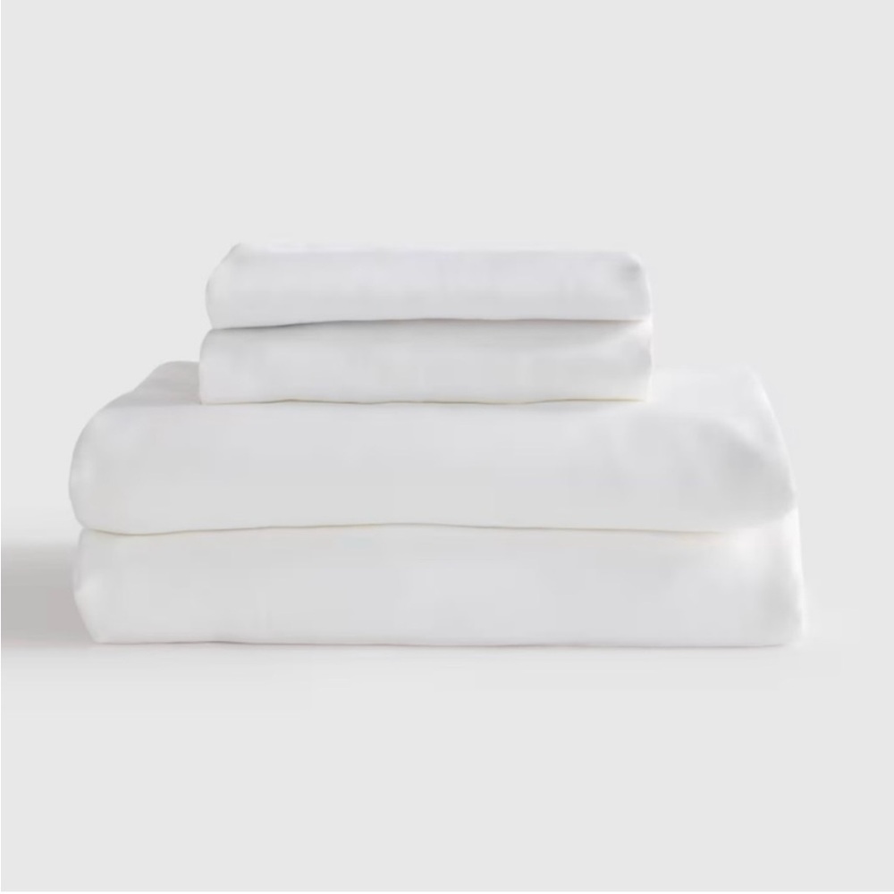 QUINCE Bamboo Sheet Set Cal King White 6807